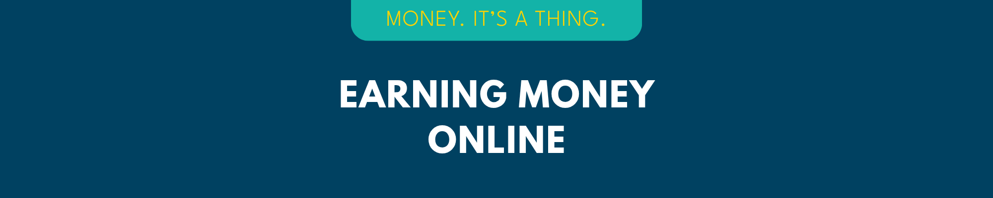 earning money online banner